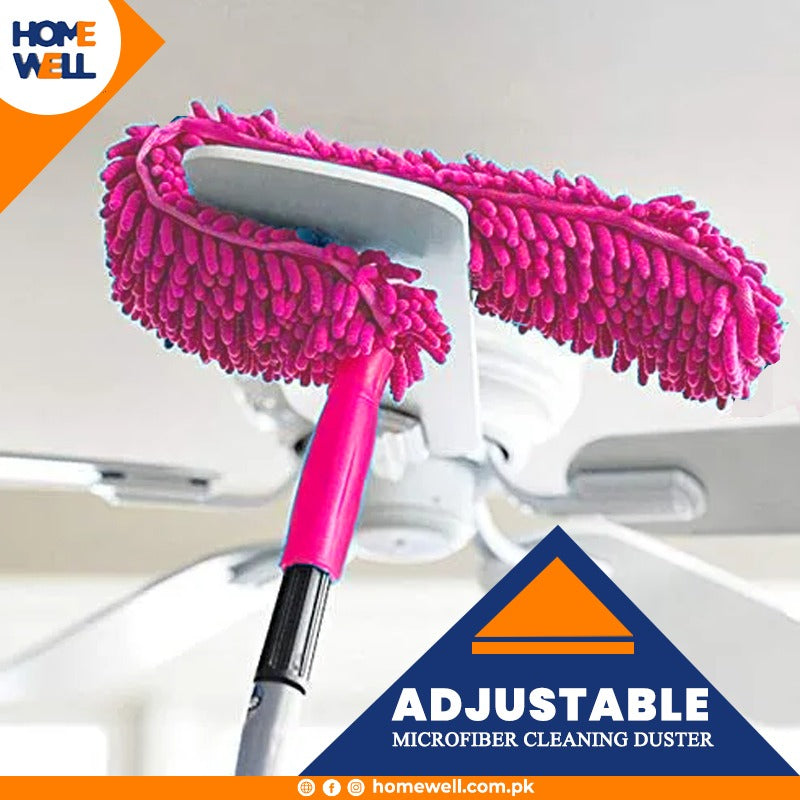 Flexible Microfiber Cleaning Duster with free Mop Holder