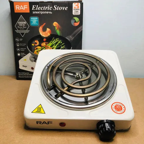 QuickHeat Portable Electric Stove - 1000W Hot Plate for Easy Cooking