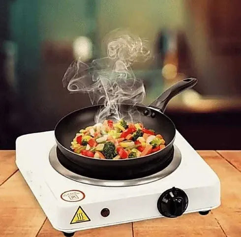 QuickHeat Portable Electric Stove - 1000W Hot Plate for Easy Cooking