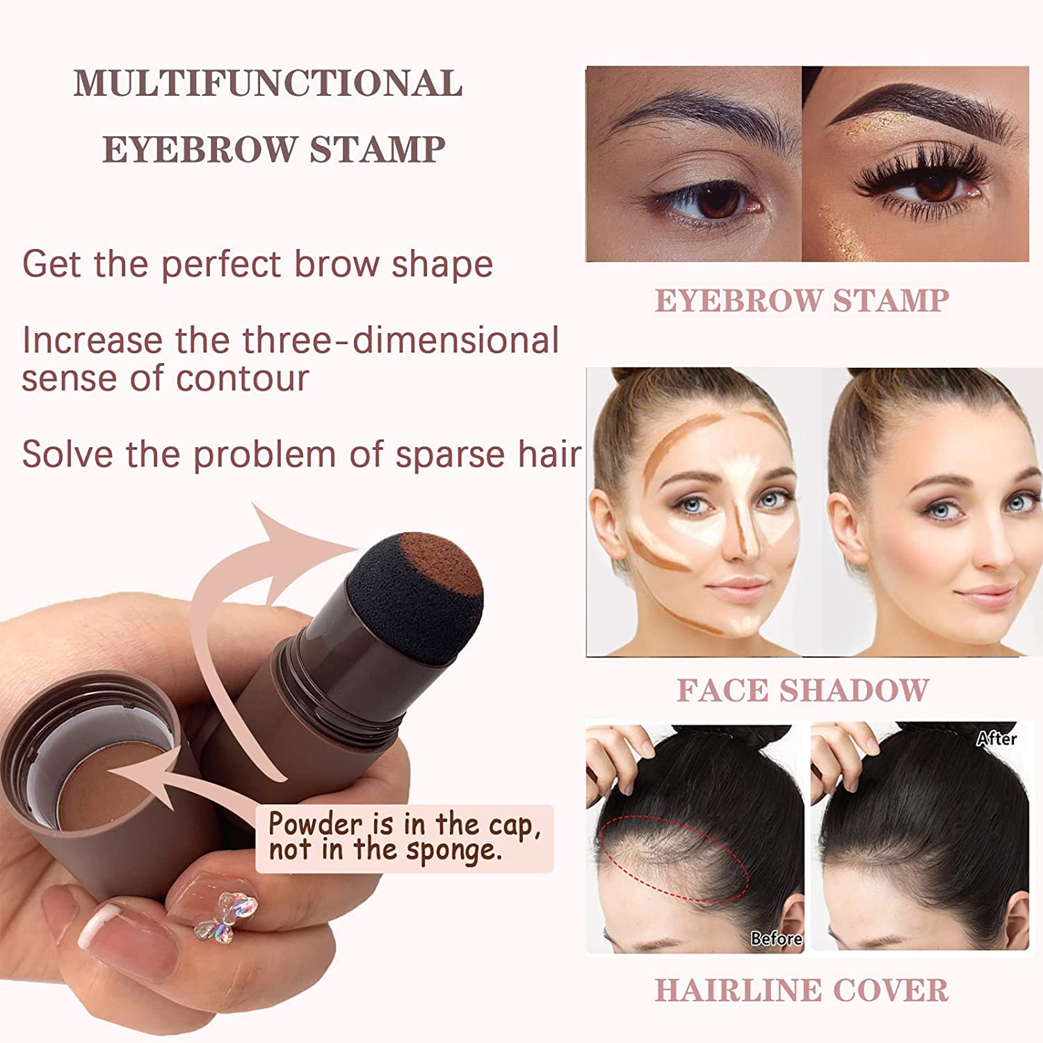 Imported™ 2 In 1 Perfect Hairline & Eyebrow Shaping Stamp